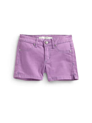 Add A Pop Of Vivid Color To Your Wardrobe With These Stunning Purple Shorts Wallpaper