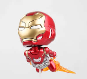 Add A Sense Of Adventure And Humor To Your Home With Iron Man Bobbleheads Wallpaper