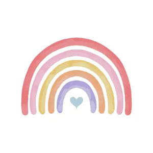 Add A Splash Of Color To Your Life With This Cheery Rainbow Pastel Design. Wallpaper