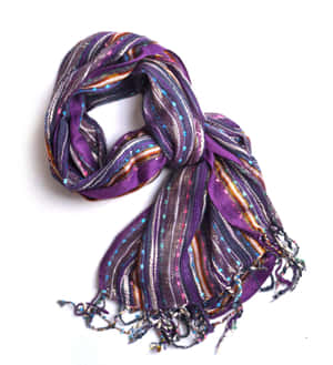 Add A Touch Of Elegance To Your Wardrobe With A Beautiful And Soft Purple Scarf. Wallpaper