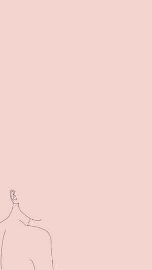 Add A Touch Of Fun With This Pink-hued Minimalist Wallpaper! Wallpaper