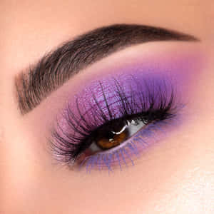 “add Some Purple Flair To Your Look With This Beautiful Eye Shadow!” Wallpaper