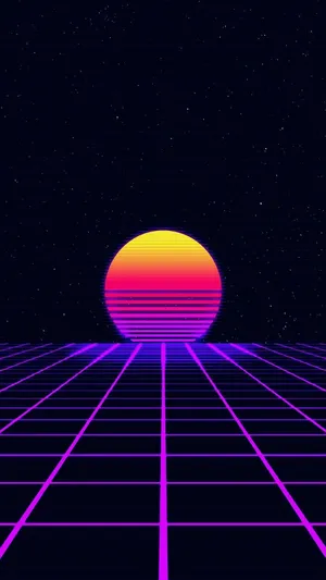 Add Some Serious Flair To Your Life With A Retro 80s Aesthetic Iphone! Wallpaper