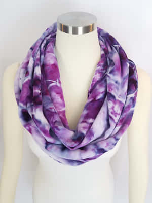 Add Style And Colour With This Beautiful Purple Scarf! Wallpaper