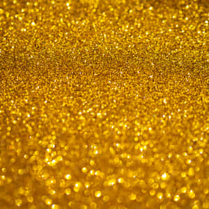 Adding A Touch Of Sparkle To Your Day With Yellow Glitter Wallpaper