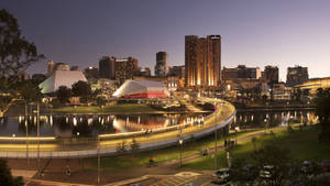 Adelaide Festival Center Landscape Wallpaper