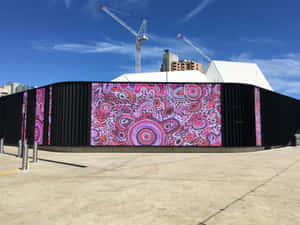 Adelaide Festival Centre Artistic Exterior Wallpaper