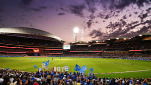 Adelaide Oval Cricket Match Dusk Wallpaper