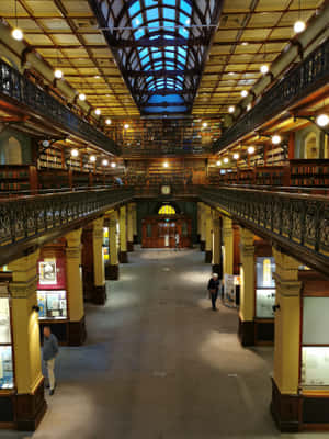 Adelaide State Library Interior Wallpaper