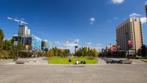 Adelaide Victoria Square Sunny Day Wallpaper
