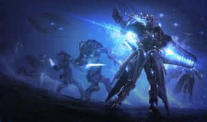 Adept In The Starcraft Battlefield Wallpaper