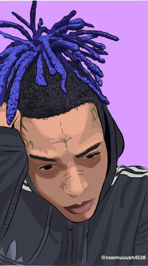 Adidas Jacket Xxxtentacion Cartoon Wallpaper