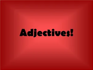 Adjectives Exclamation Red Background Wallpaper