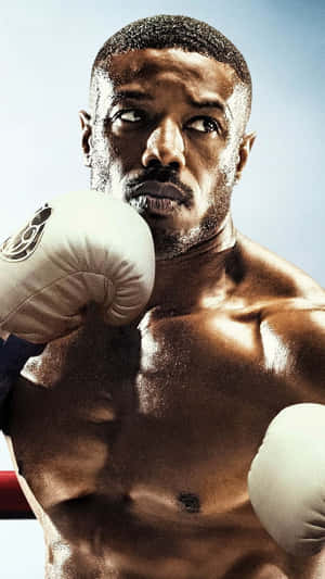 Adonis Creed Boxing Focus Wallpaper