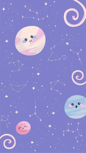 Adorable_ Animated_ Space Wallpaper