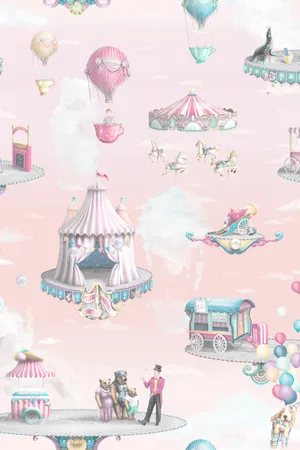 Adorable Baby Girl In Pink Dress Wallpaper