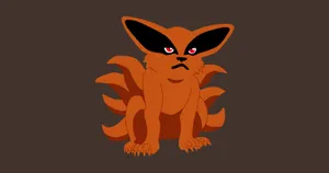 Adorable Baby Kurama Unleashing Its Power Wallpaper