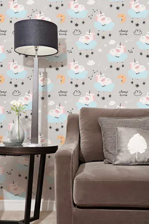 Adorable Baby Room Interior In Conventional Style Wallpaper