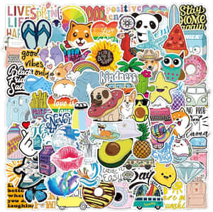 Adorable Collection Of Cute Stickers Wallpaper