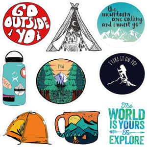 Adorable Collection Of Cute Stickers Wallpaper