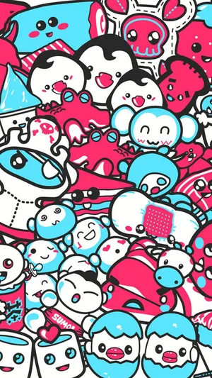 Adorable Collection Of Cute Stickers Wallpaper