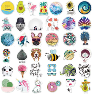 Adorable Collection Of Cute Stickers Wallpaper