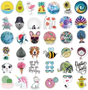 Adorable Collection Of Cute Stickers Wallpaper