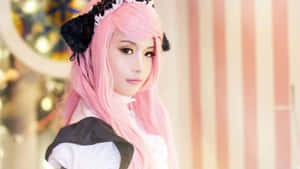 Adorable Cosplay Anime Kawaii Girl Wallpaper