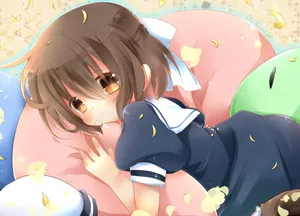 Adorable Dango Family From Clannad Anime Wallpaper