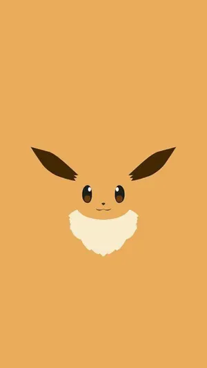 Adorable Eevee Looking Up Pleading For Attention Wallpaper