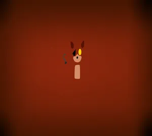 Adorable Foxy All Wound Up Wallpaper