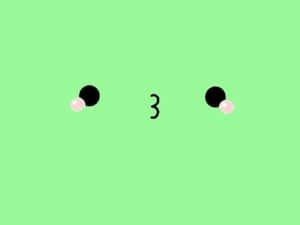 Adorable Green Dinosaur Wallpaper Wallpaper