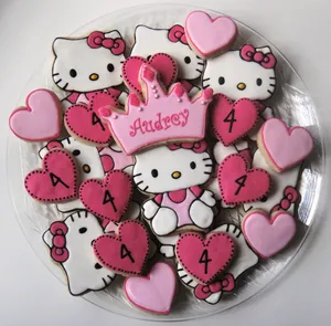 Adorable Hello Kitty Birthday Celebration Wallpaper