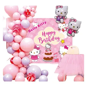 Adorable Hello Kitty Birthday Celebration Wallpaper