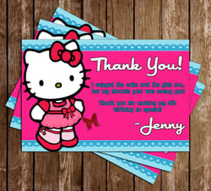 Adorable Hello Kitty Birthday Party Theme Wallpaper