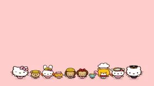 Adorable Hello Kitty Laptop Theme Wallpaper