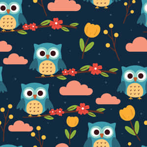 Adorable Kawaii Bird With A Cute Expression Wallpaper