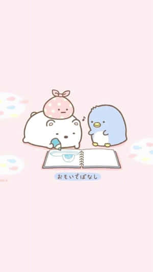 Adorable Kawaii Cartoon Wallpaper Wallpaper