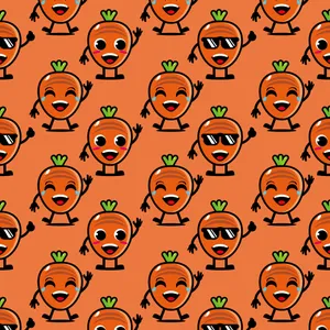 Adorable Kawaii Characters Gathering For Fun Wallpaper