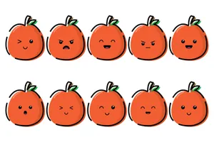 Adorable Kawaii Japanese Characters Gathering Wallpaper