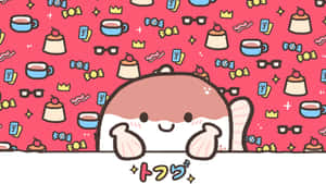 Adorable Kawaii Japanese Characters Gathering Wallpaper