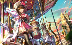 Adorable Kawaii Japanese Characters Wallpaper Wallpaper