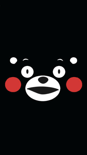 Adorable Kumamon Smile Wallpaper