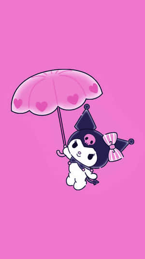 Adorable Kuromi Kawaii Wallpaper For A Cute And Fun Touch! Wallpaper