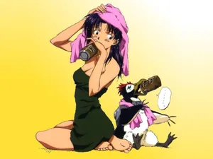 Adorable Pen Pen Relaxing On A Tree Branch Wallpaper