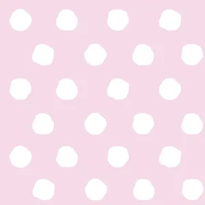 Adorable Pink And White Polka Dot Pattern Wallpaper