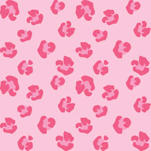 Adorable Pink Puppies Frolicking In The Garden Wallpaper