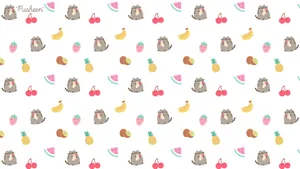 Adorable Pusheen Cartoon Cat Wallpaper Wallpaper