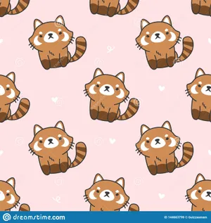 Adorable Red Panda Enjoying The Snow Wallpaper