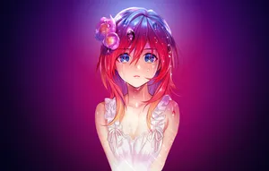 Adorable Sad Colorful Anime Wallpaper